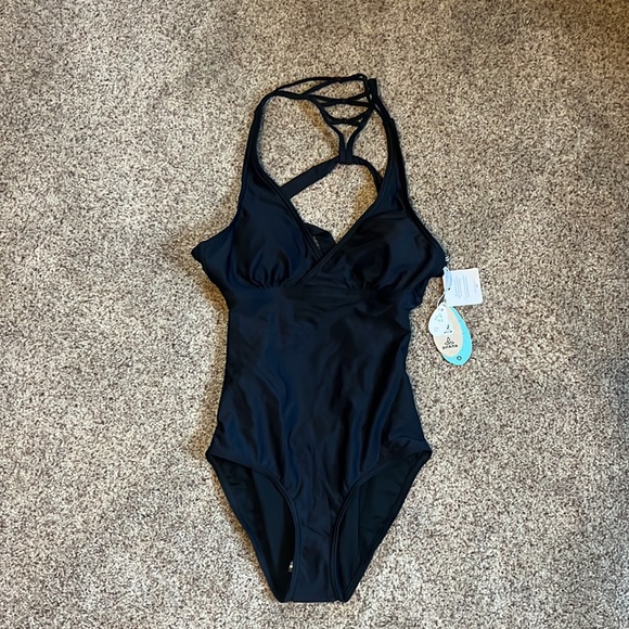 Prana Atalia One Piece Black Womens XS NWT - Picture 2 of 8